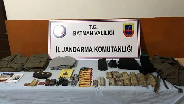 Batman'da silah ve mühimmat ele geçirildi