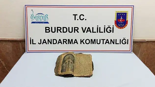 Bizans dönemine ait dini kitap ele geçirildi