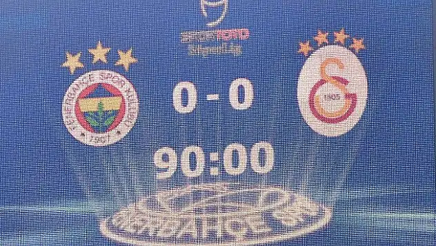 Bu sezon iki derbi de 0-0 bitti