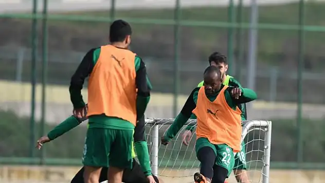 Bursaspor'da neşeli antrenman