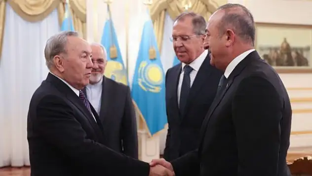 Çavuşoğlu Kazakistan Cumhurbaşkanı Nazarbayev ile görüştü