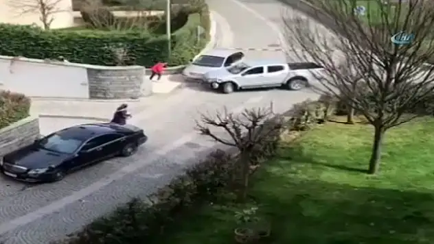 Cinnet getiren sürücü dehşet saçtı