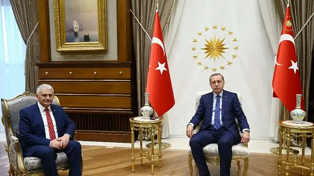 Cumhurbaşkanı Erdoğan, Başbakan Yıldırım'ı kabul etti