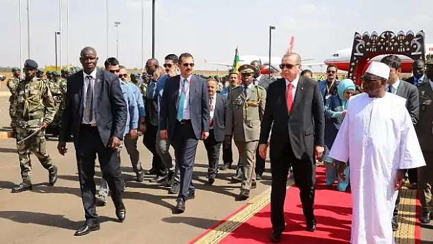 Cumhurbaşkanı Erdoğan Mali'de