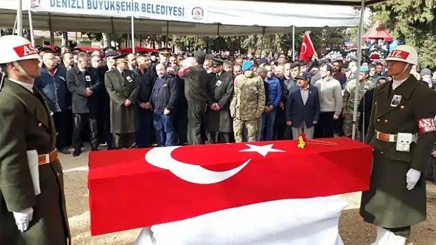 Denizli şehidini uğurladı