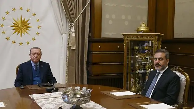 Erdoğan MİT Müsteşarı Fidan'ı kabul etti