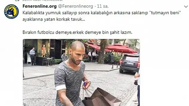 Fenerbahçeli yöneticiden olay paylaşım