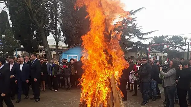 Gürcistan'da Nevruz coşkuyla kutlandı