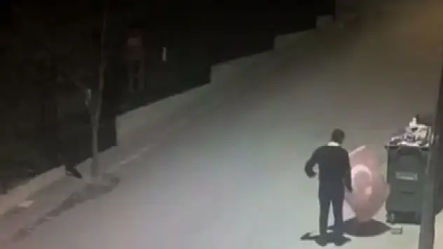 Güvenlik görevlisinin 'bayrak' sevgisi
