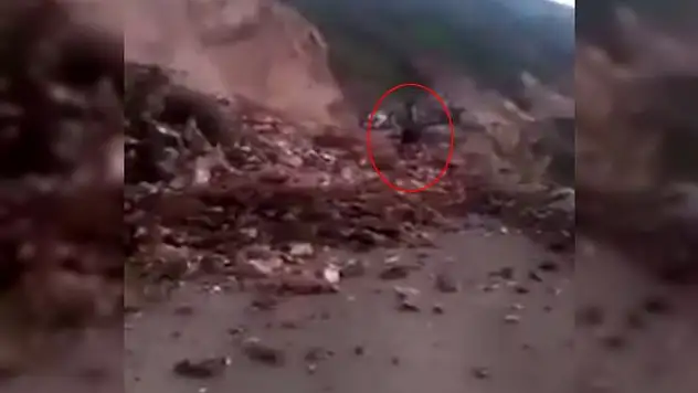 Heyelan altında can verdi