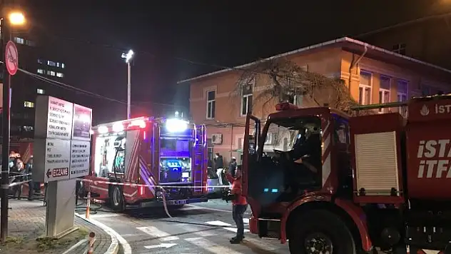 İstanbul Üniversitesi Tıp Fakültesi Acil Servisinde yangın