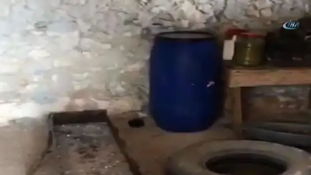 İşte teröristlerin Afrin'deki mühimmat deposu