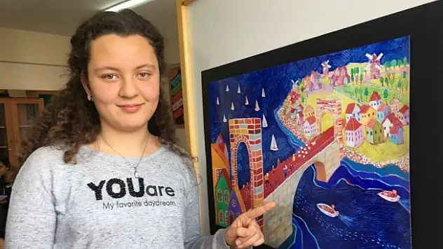 İzmirli Selin resimde dünya birincisi oldu