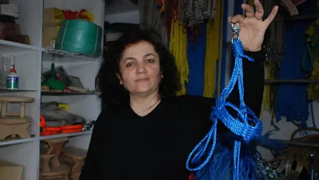 Kadın urgancının meslek aşkı