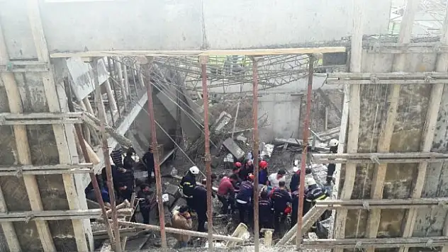 Kahramanmaraş'ta inşaatta göçük: 1 ölü, 5 yaralı