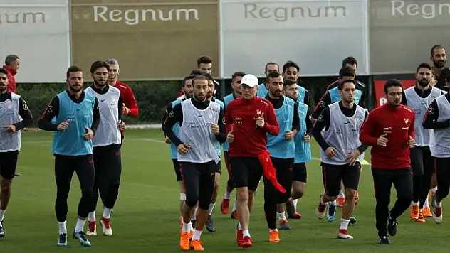 Milli takım Antalya'daki son çalışmasını yaptı