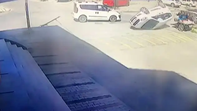 Ölümden kıl payı kurtuluş kamerada