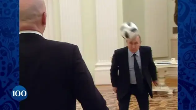 Putin'den futbol şov