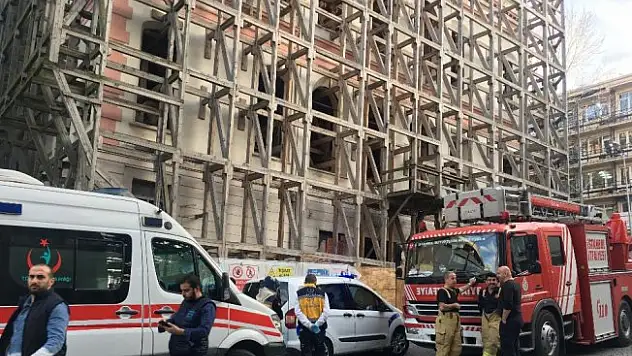Restorasyon halindeki binada dehşet
