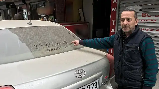 Sakarya'ya çamur yağdı