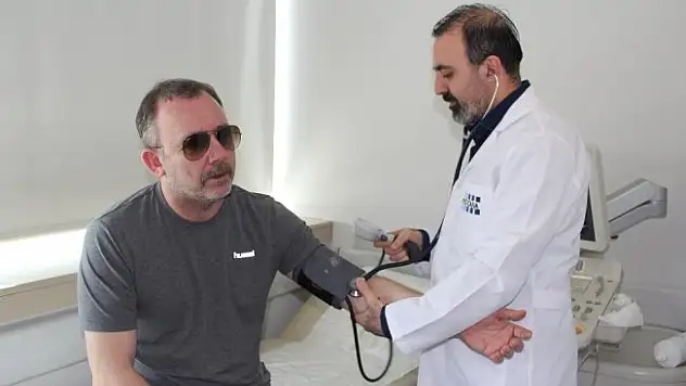 Sergen Yalçın sağlık kontrolünden geçti