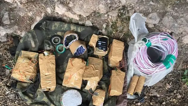 Şırnak'ta patlayıcı ele geçirildi