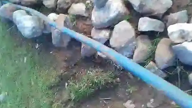 Su hortumuna gizlenmiş 80 metrelik kaçak hat bulundu