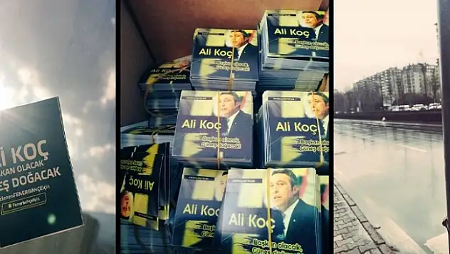 Taraftarlardan Ali Koç'a destek