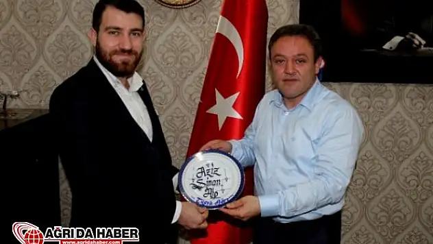 Tügva Ağrı'dan Gençlik Hizmetleri ve Spor İl Müdürü Alp'e ziyaret