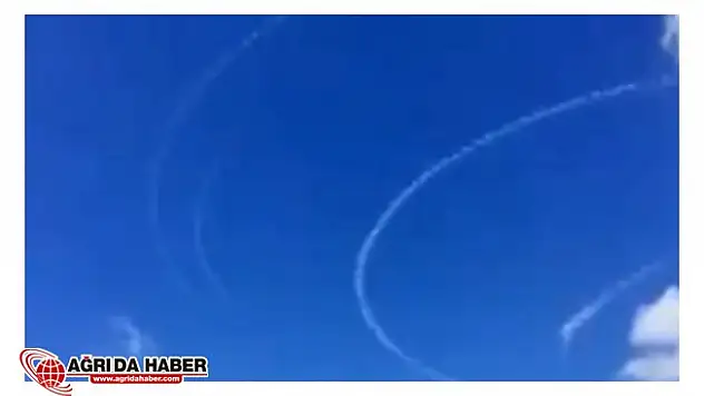 Türk Jetleri Afrin Semalarında Hilal Çizdi!