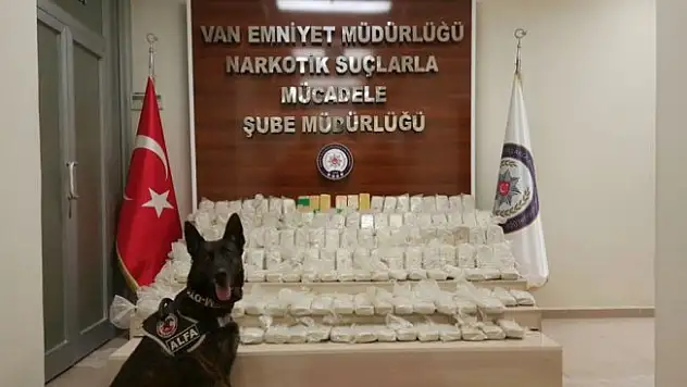 Van'da 171, 5 kilo eroin ele geçirildi