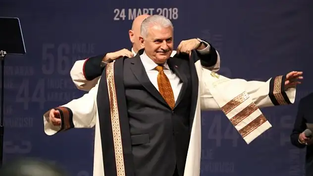 Yıldırım'a Hasan Kalyoncu Üniversitesinden fahri doktora