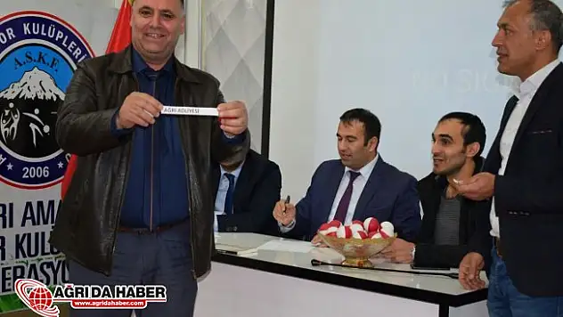 Ağrı'da 8. Kurumlar Arası Futbol Ligi Kuraları Çekildi