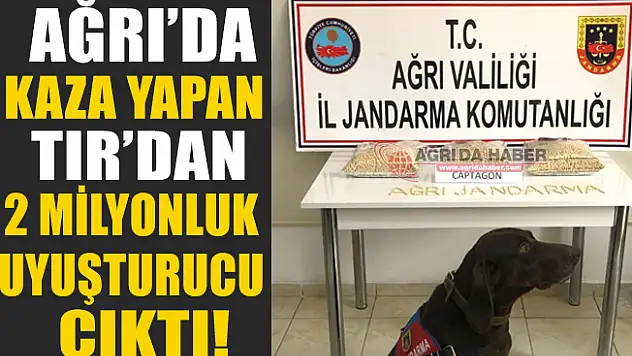 Ağrı'da Kaza Yapan Kitap Dolu TIR'dan 2 Milyonluk Uyuşturucu Çıktı!
