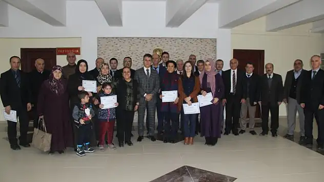 Ağrı Defterdarlığında Teşekkür Belgesi Töreni