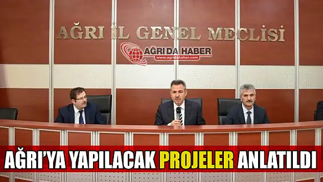 Vali Süleyman Elban Ağrı'da Yapılacak Projeleri Anlattı