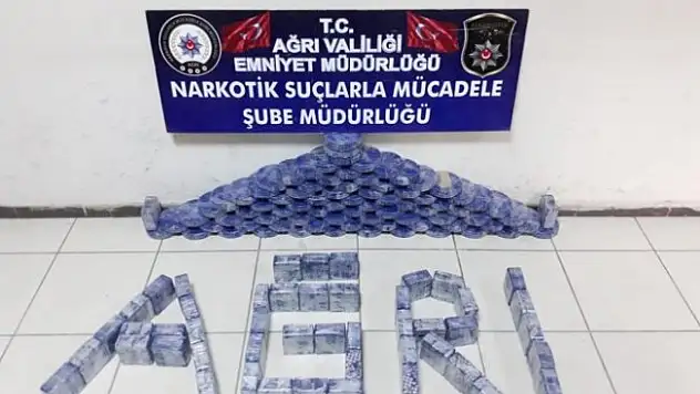 Ağrı'da 66 Kiloluk Eroin Ele geçirildi