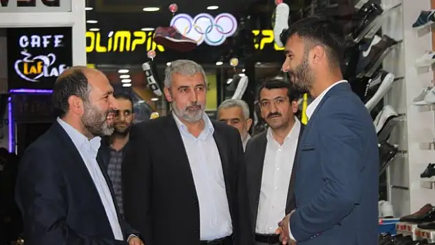 HÜDA PAR Ağrı Milletvekili adaylarından esnaf ziyareti