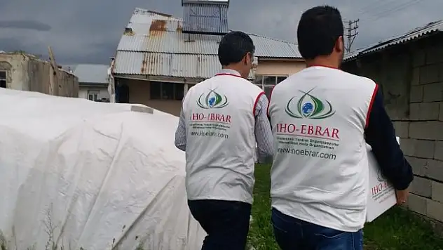IHO-EBRAR'dan Ağrı'daki muhtaç ailelere yardım