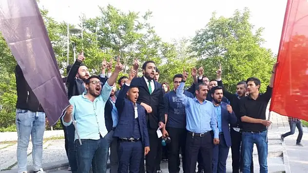 İsrail'in Ankara Büyükelçiliği  önünde eylem
