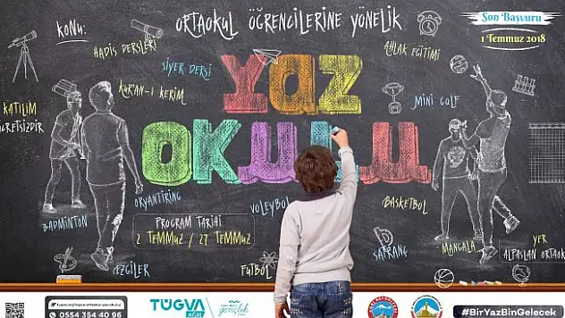 Ağrı Tügva'dan Ücretsiz Yaz Okulu!