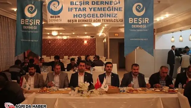 Ağrı Beşir Derneği Temsilciliğinden STK'lara iftar yemeği