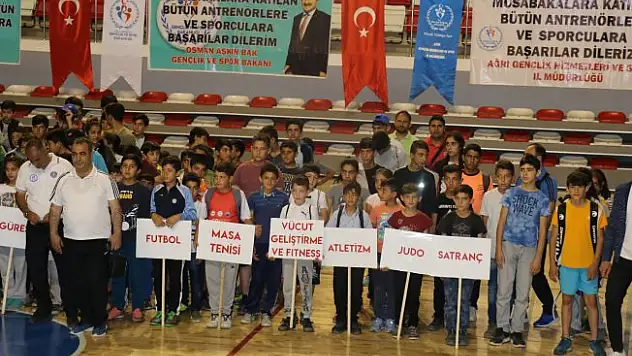 Ağrı'da İl Spor Merkezleri Törenle Açıldı