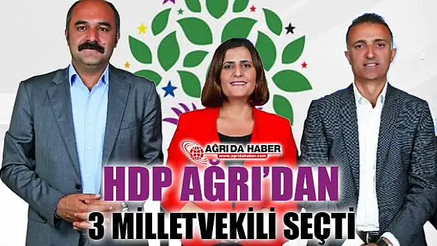 HDP Ağrı'dan 3 Milletvekili Çıkardı! İşte 27. Dönem HDP Milletvekilleri