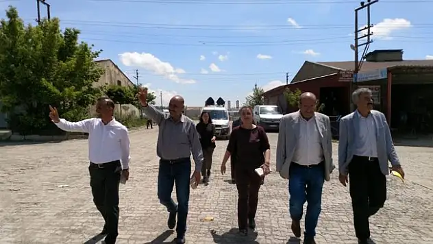 HDP Ağrı Milletvekili Adayları Sanayi Esnafı İle Buluştu