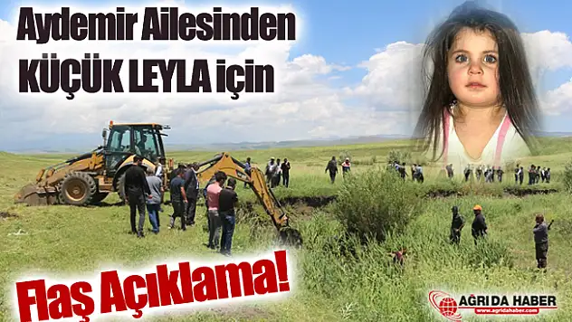 Küçük Leyla olayında gelişme Ailesi: Kızımız kaçırıldı