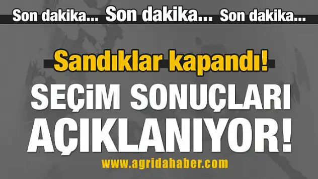 Türkiye Geneli Oy Kullanma işlemi Bitti! 2018 Seçim Sonuçları Açıklanıyor