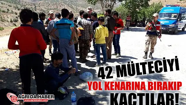 Afganistan Uyruklu göçmenleri Yol kenarına bıraktılar