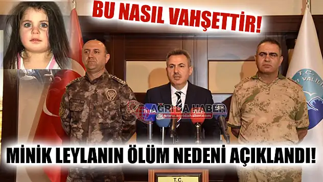 Minik Leyla'nın Ölüm Nedeni Açıklandı! işte tüm detaylar...