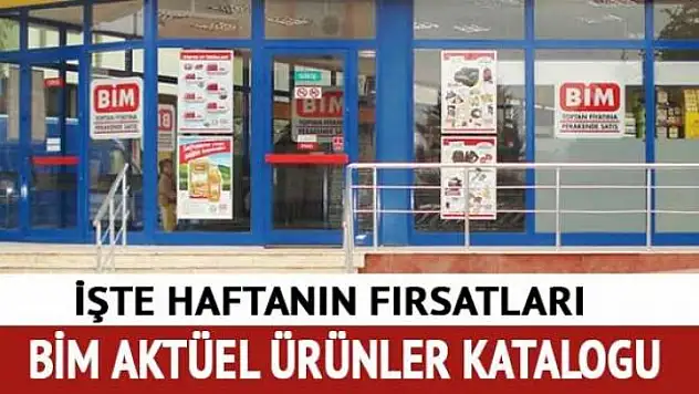 31 Ağustos BİM Aktüel Ürünler Kataloğu Yayınlandı! BİM Aktüel 31 Ağustos